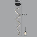 Axyaa Crystal Chandelier Stair Pendant Light Modern Living Room Interior Lighting