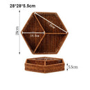 Axyaa Woven Rattan Storage Tray - 10 Styles Square Basket for Snacks, Bread & Food