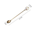 Axyaa Flower Dessert Spoon Fork Set Stainless Steel Coffee Tea Ice Cream Kitchen Tableware