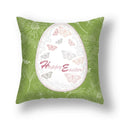 Axyaa Oil Art Printed Back Cushion Cover - Garden Living Room Pillow Case