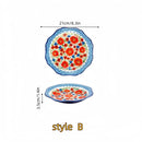 Axyaa Vintage Ceramic Deep Plate for Breakfast, Steak, and Fruit - High-Value Polish Style