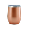 Axyaa Stainless Steel Thermos Bottle, 12oz Eggshell Cup for Travel, Office, School
