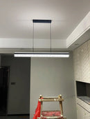 Axyaa Minimalist LED Cord Pendant Chandelier for Restaurant Living Room Indoor Lighting