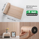 Axyaa 3D Partition Splicing Stickers Self-Adhesive Foam Roll Set for Indoor Use