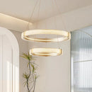 Axyaa Luxury Acrylic LED Pendant Chandelier for Modern Home Decor Lighting