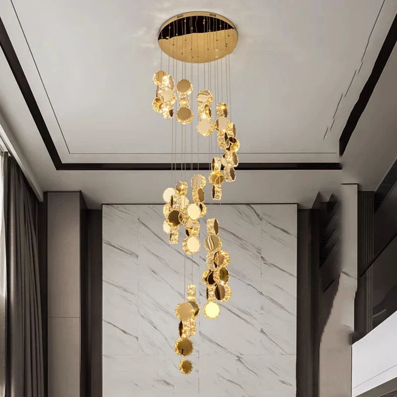 Axyaa Modern LED Chandeliers for Home Decor Lighting in Living & Dining Rooms