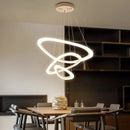 Axyaa Acrylic Pendant Light Dimmable Chandelier for Modern Home Decor