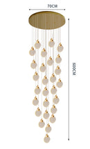 Axyaa Nordic Chandeliers for Dining Room, Hanging Lamps Ceiling Light Fixture