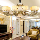 Axyaa Chinese Style All-Copper Chandelier for Living Room, Bedroom, and Dining Room