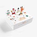 Axyaa Christmas Kraft Paper Candy Cookie Box Set for Kids