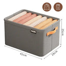 Axyaa Large Capacity Foldable Pants Storage Box - Clothing Organizer