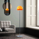 Axyaa Retro Gradient Orange Glass Floor Lamp for Living Room, Bedroom, Restaurant - LED Standing Light