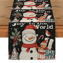 Snowman Presents Table Runner by Axyaa: Festive Dining Table Decor