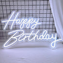 Axyaa Big Happy Birthday Neon Lights Decoration Neon Sign Party Favors