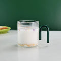 Axyaa Ripple Glass Mug - Colorful Heat-Resistant Milk Tea Coffee Cup