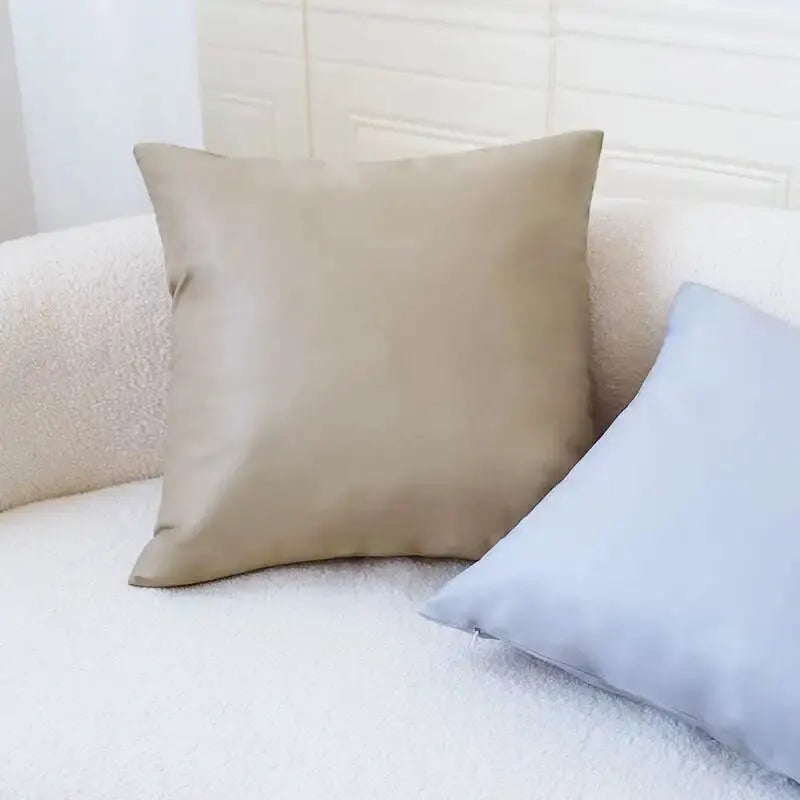 Axyaa Nordic PU Leather Cushion Cover - 18x18inch Decorative Pillowcase