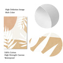 Axyaa Abstract Sun Palm Leaf Daisy Canvas Wall Art Bedroom Decor