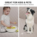 Axyaa Waterproof Sofa Slipcover Protector for Pets Kids Anti-Slip Washable Mats