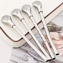 Axyaa Stainless Steel Dual-use Drinking Straw Set