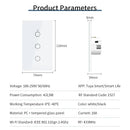 Axyaa Smart WiFi Light Switch 1/2/3/4 Gang No Neutral Touch Panel Alexa Google Home