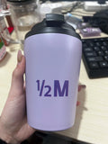 Axyaa 12oz Stainless Steel Insulated Thermal Mug - Vacuum Thermos Travel Cup