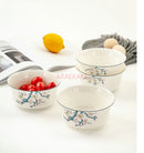 Axyaa 5-inch Bone Golden Bell Large Rice Bowl Noodle Bowl