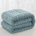 Axyaa High-Gram Jacquard Tafu Fleece Multi-Functional Blanket