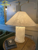 Axyaa Minimalist Wabi-sabi Tyvek Paper Floor Lamp LED E27 for Bedroom Living Room