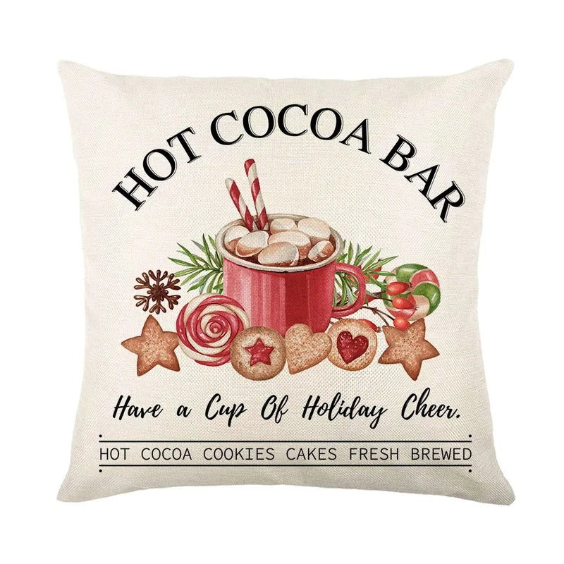 Axyaa Christmas Day Party Pillowcase Set