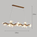 Axyaa Modern LED Chandelier Pendant Light for Dining Room Ceiling Decor