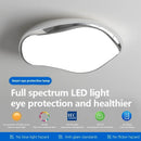 Axyaa Modern Round LED Bedroom Ceiling Lamp, Full Spectrum Dimmable Study Light