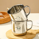 Axyaa Kids Stainless Steel Cup 300ML - Durable, Anti-Scald Mini Drinking Mug