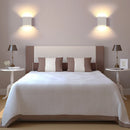 Axyaa 6W LED Wall Sconces 2Pack: Modern Up Down Wall Mount Lights for Living Room