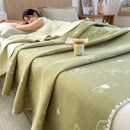 Axyaa Cotton Three-Layer Yarn Towel Quilt - Lightweight & Soft