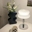 Stained Glass Desk Lamp for Children's Bedroom with Egg Tart Design - Axyaa Brand