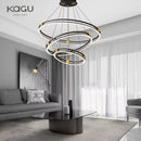 Axyaa LED Chandelier: Modern Dimmable Ceiling Light for Living Room, Bedroom, Restaurant - Energy-Saving