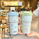 Axyaa Stainless Steel Vacuum Tumbler with Straw for Hot and Cold Drinks