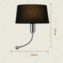 Axyaa LED Bedhead Wall Light Adjustable Angle Spotlight for Study and Living Room