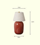 Axya Mushroom Table Lamp: Retro French Cream Wind Study Decor, Cute Girl Heart Bedroom Light