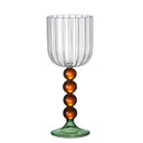 Axyaa Nordic Ripple Red Wine Glass, 360ml, Creative Design, 1 Piece