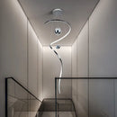 Axyaa LED Staircase Chandeliers Pendant Light for Modern Home Decor