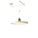 Axyaa Cream Style Swing Arm Pendant Light for Dining Room
