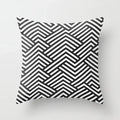 Axyaa Geometric Sunset Rainbow Pink Pillowcase