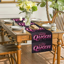Axyaa Crown Table Runner for Home Dining Decor