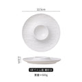 Axyaa Shrimp Plate: Elegant Dumpling Vinegar Plate for Household - Light Luxury