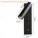Axyaa LED Reading Wall Lamp with USB Rechargeable Switch - Bedroom Bedside Lighting