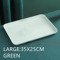 Axyaa Wheat Straw Rectangular Tray for Eco-friendly Kitchen Organizer