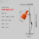 Axyaa Retro LED Table Lamp E27 Red/Orange/Black Adjustable Modern Designer Desk Light