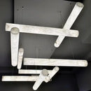 Axyaa Marble Collection LED Chandelier Lighting Fixture