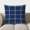 Axyaa Diagonal Stripes Pattern Pillow Cover for Sofa, Bedroom, Car